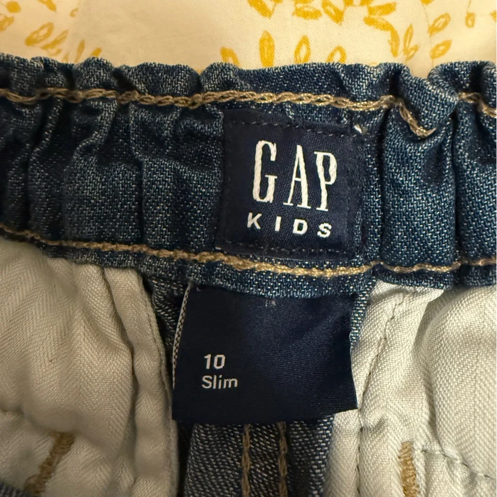 GAP Girls Blue Denim Shorts - Picture 4 of 6